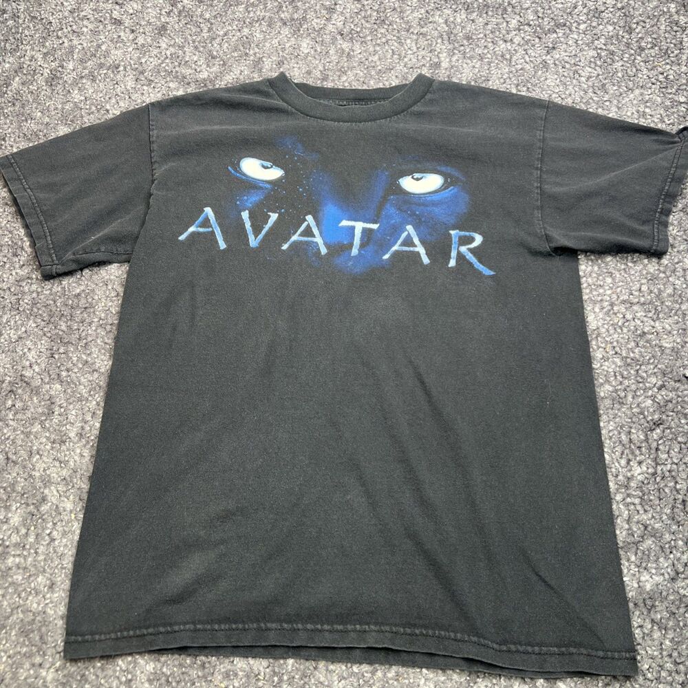 Vintage 2010 Avatar Movie Promo Graphic T Shirt Men’s Size M Faded Black